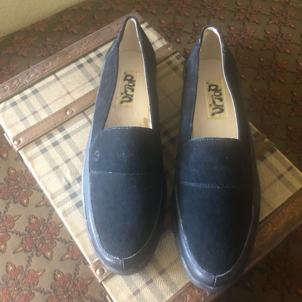 UIJOP Blue loafer Ginuwine leather